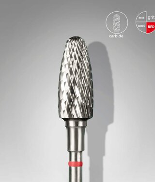 Staleks Carbide Corn Red Bit 6mm / 14mm