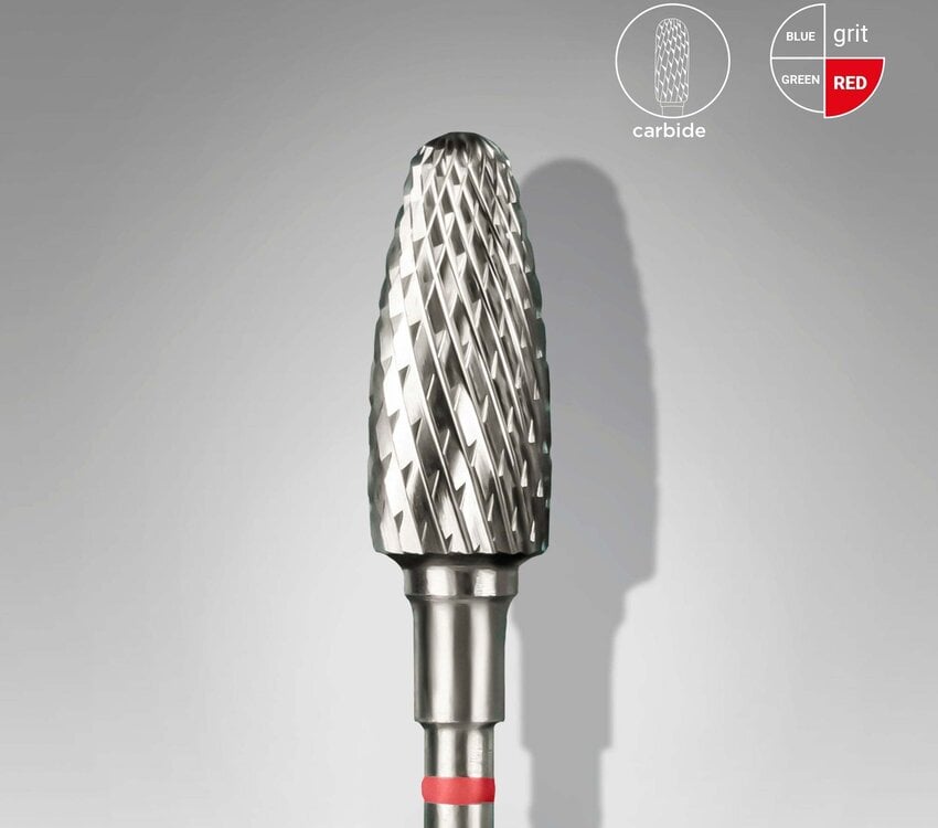 Staleks Carbide Corn Red Bit 6mm / 14mm