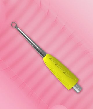 Staleks Pro Combo UNIQ 11 Loop Pusher (working part of the pusher) yellow