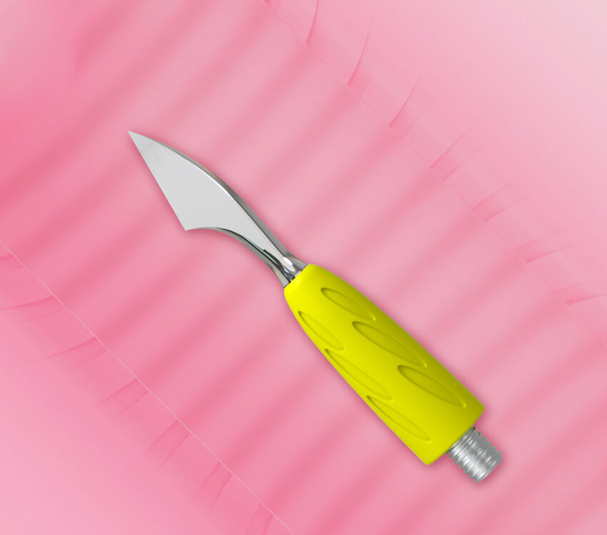 Staleks Pro Combo UNIQ 13 Cleaner (working part of the pusher)yellow