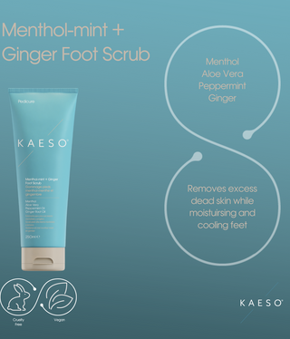 Kaeso Menthol-mint +Ginger Foot Scrub 250ml