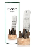Rivsalt Boîte cadeau pepper: Râpe avec du poivre de Java
