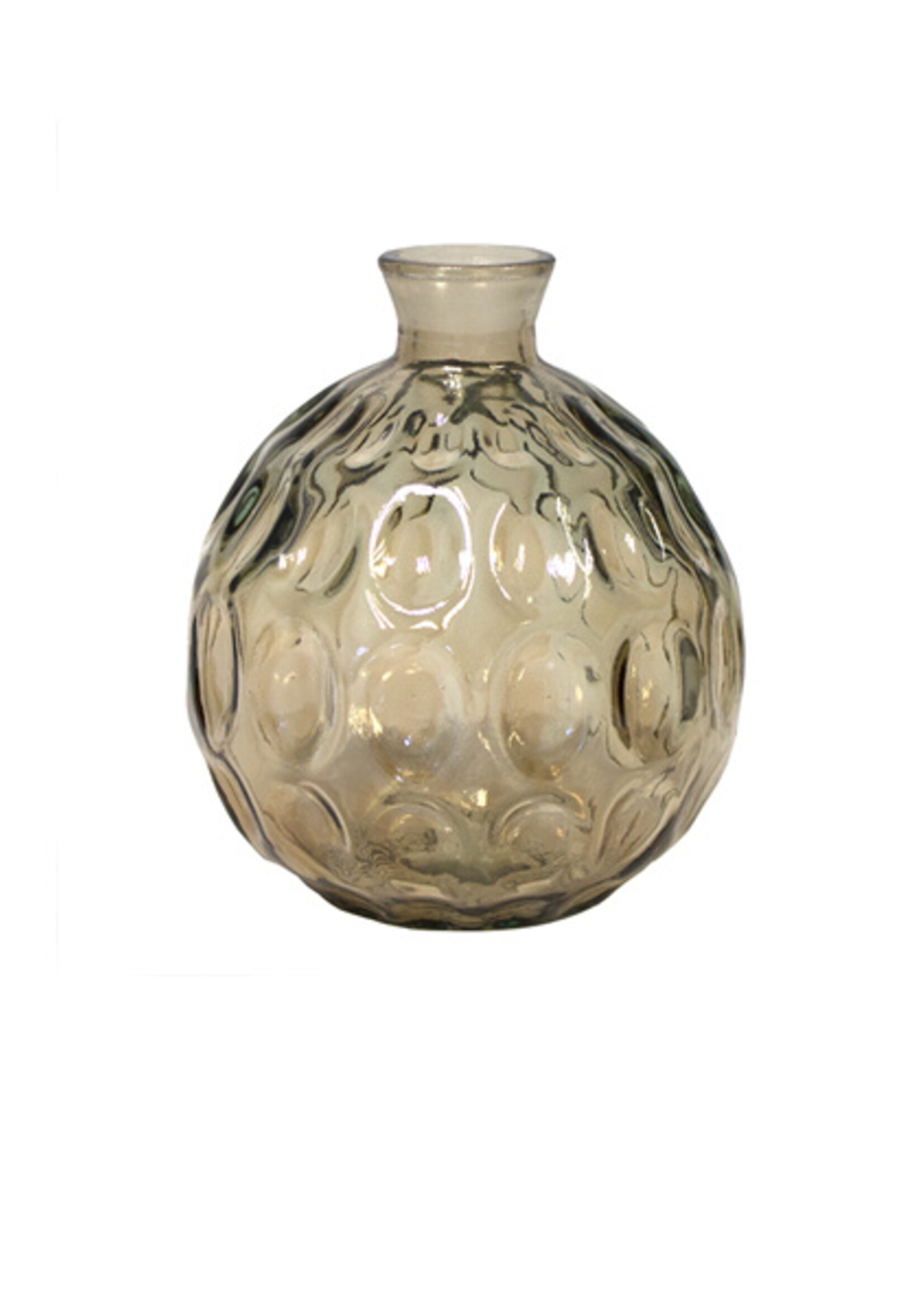 Oohh Vase original beige Barcelona en verre recyclé Oohhx