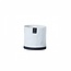Oohh Grote witte bloempot met zwarte bodem