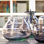 Oohh Druppelvormige bordeaux vaas van gerecycleerd glas