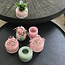 Land by Dean Afgeplat vaasje Lola in roze tinten