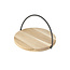 Gusta Grote houten serveerplank met hendel
