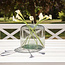 Oohh Magnifique vase vert foncé en forme de goutte de verre recyclé