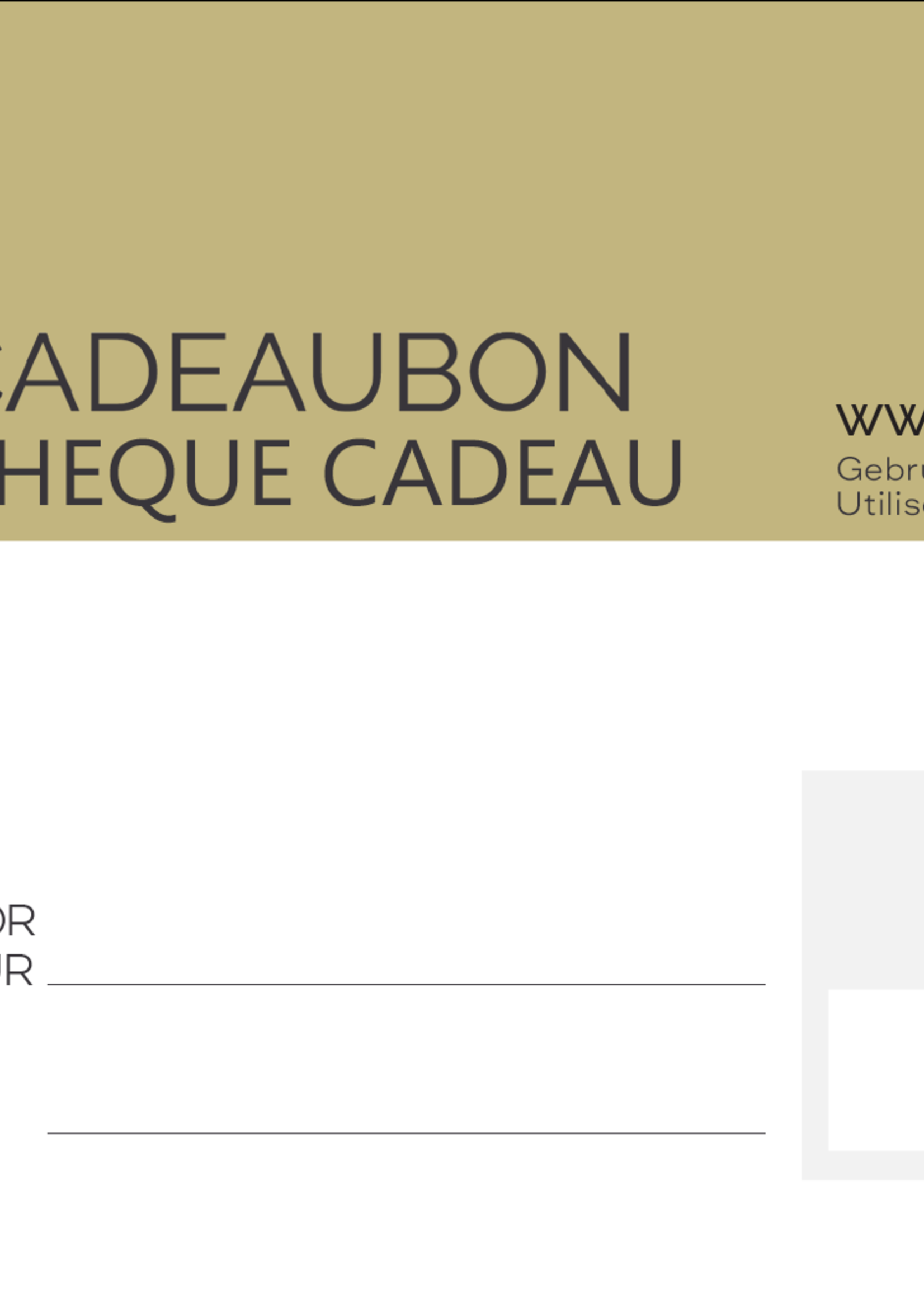 Cadeaubon