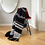 Malagoon Plaid berber zwart en wit