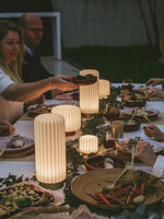 Lampe de table Dentelles H15 socle en terracotta