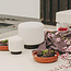 Lampes Dentelles H9 socle en noir - set de 3