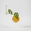 Studio About Standing bubble vaas amber hoog