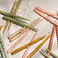 Rustik Lys Set van 2 kaarsen 'swirl' blossom