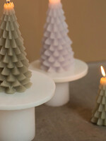 Rustik Lys Bougie arbre de Noël vert eucalyptus