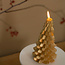 Rustik Lys Kaars kerstboom goud