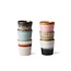 HK Living Set van 6 coffee mugs 70 ceramics