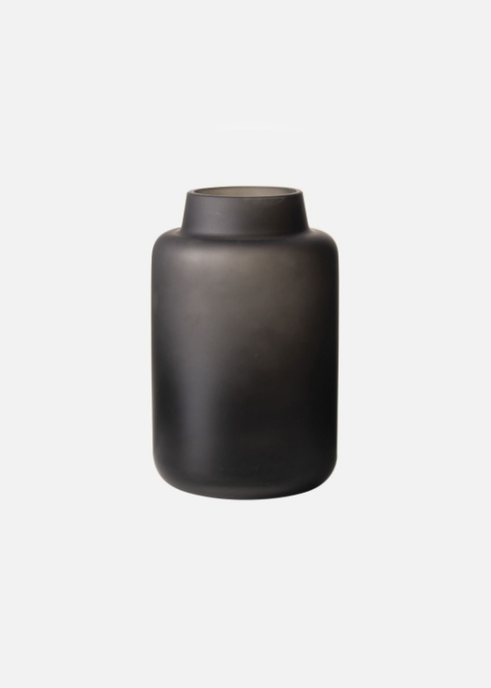 Gusta Zwarte glazen vaas (hoog model)