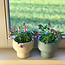 Gusta Mat beige bloempot in keramiek