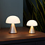 Lexon Mina M oplaadbare ledlamp dark soft gold