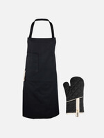 Gusta BBQ set van schort en ovenwant