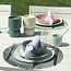 Gusta Set van 2 ronde placemats grijs