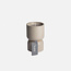 Gusta Kaars cement duo grijs S