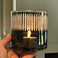 Gusta Theelichthouder glas - stripes
