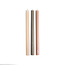 Gusta Set van 3 diner kaarsen 25 cm essence