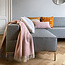 Malagoon Plaid dubbelzijdig - misty pink - recycled wol