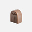 Gusta Bougie arc-en-ciel marron