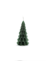 Rustik Lys Bougie arbre de Noël forest (vert foncé)