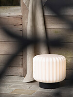 Lampe Dentelles XL socle en noir