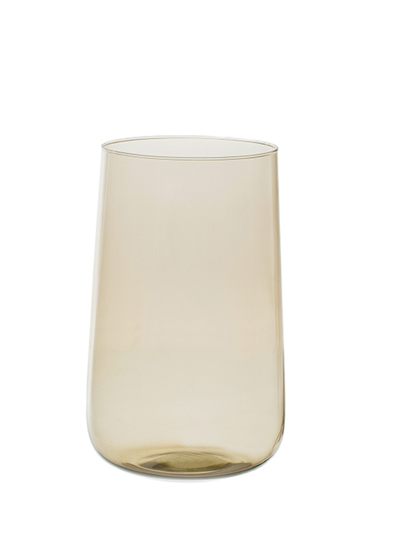 Oohh Vase de couleur champagne en verre recyclé