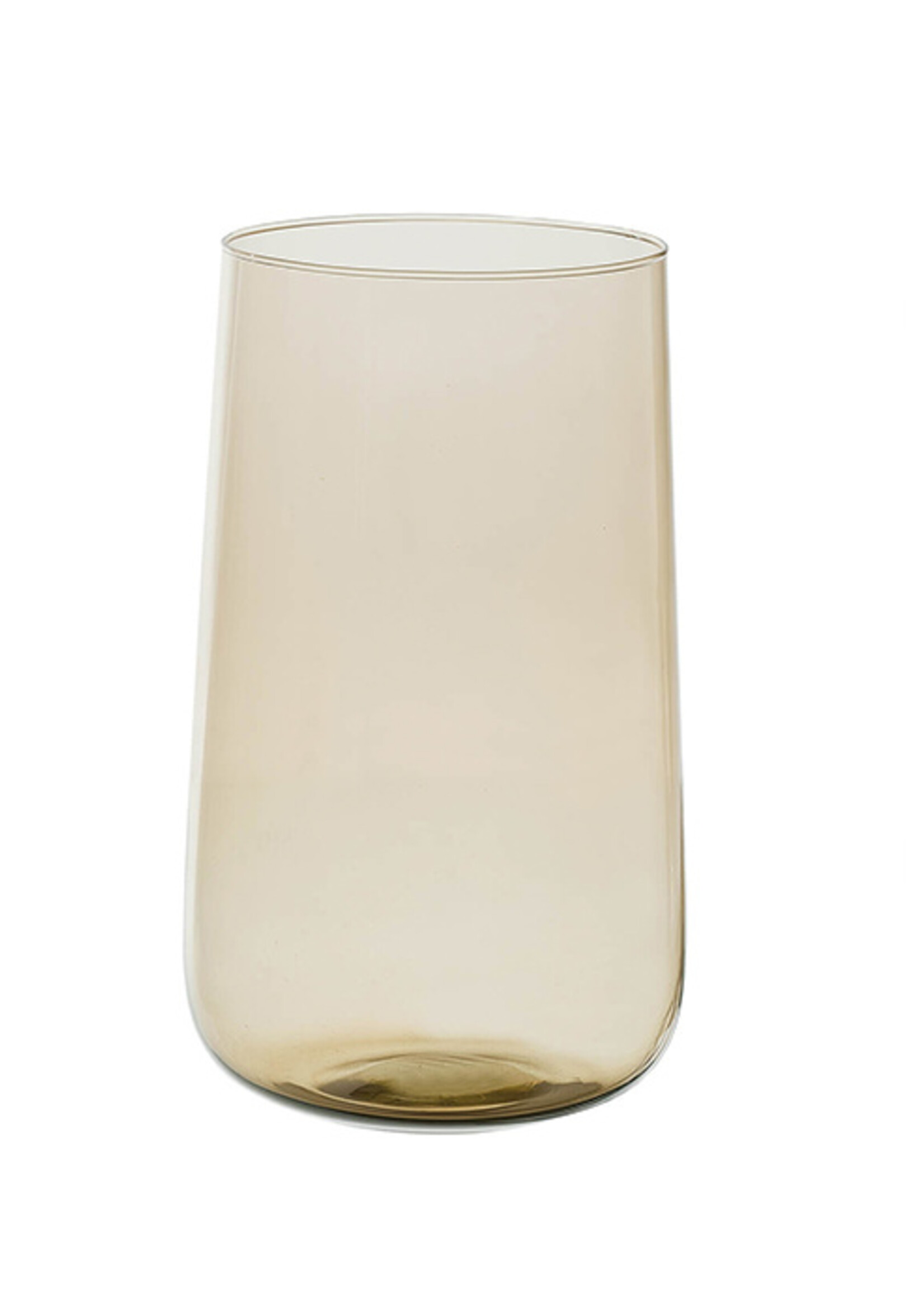 Oohh Vase haut de couleur champagne en verre recyclé