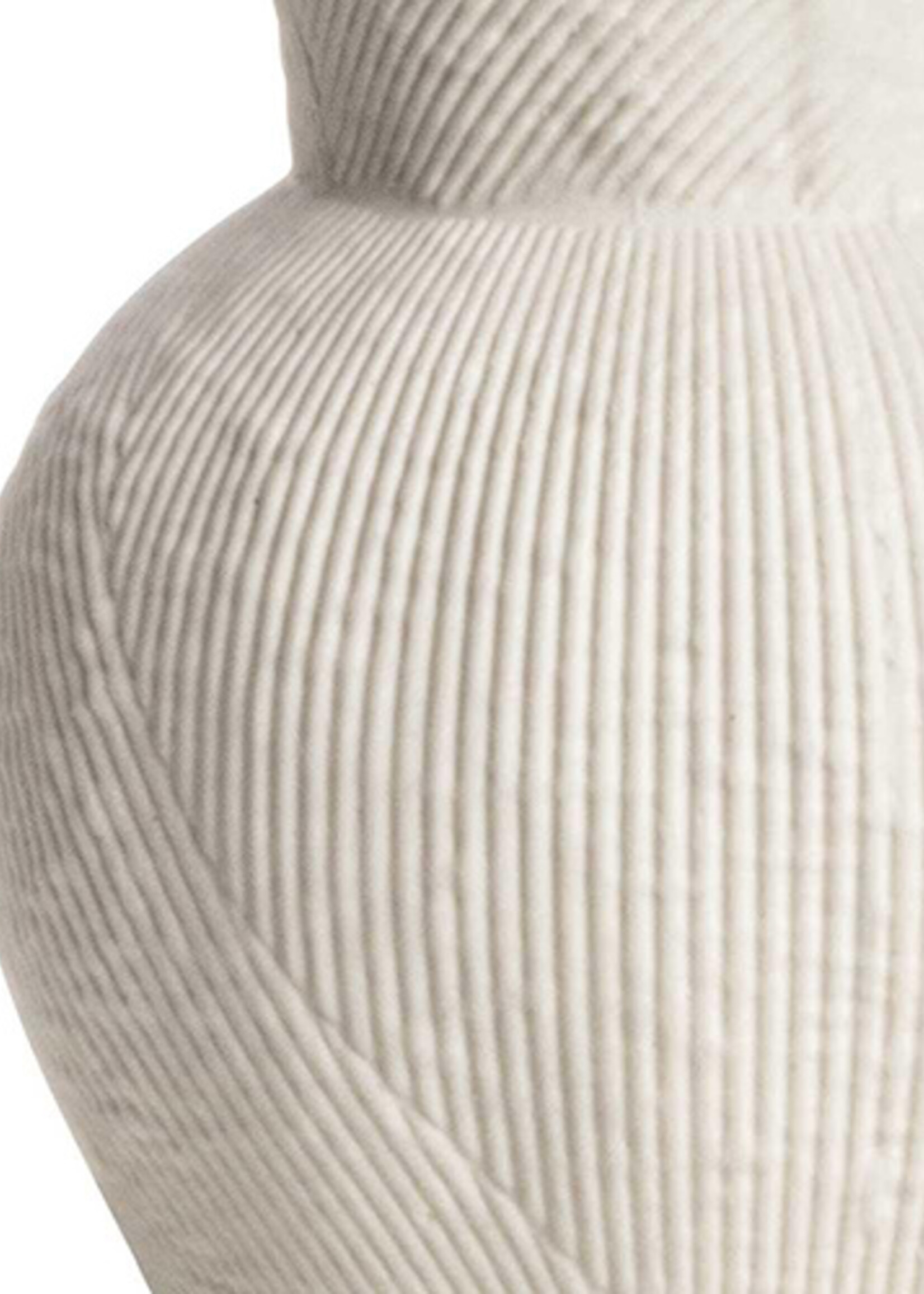 Gusta Vase en forme de calice avec des lignes