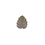 LindDNA Dessous de verre curve LEAF en cuir nupo army green