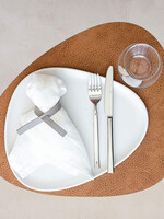 LindDNA Naturel hippo lederen placemat CURVE