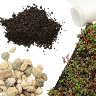 Simplysedum Sedummat | Per M2 | Incl. onderdoek, substraatkorrels en grindrand