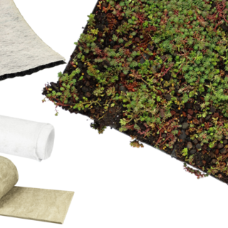 Simplysedum Sedummat | Per M2 | Incl. onderdoek, drainage en substraatrol