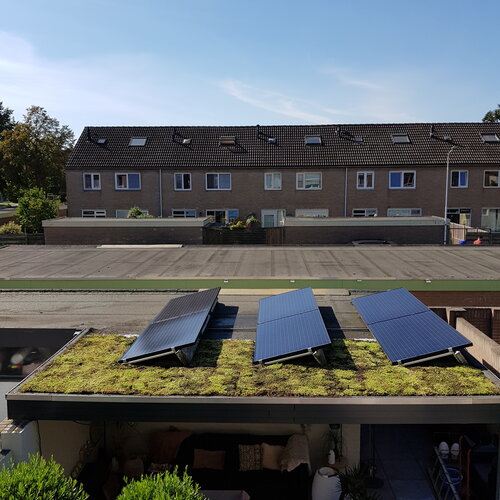 Kunnen zonnepanelen op een groendak?
