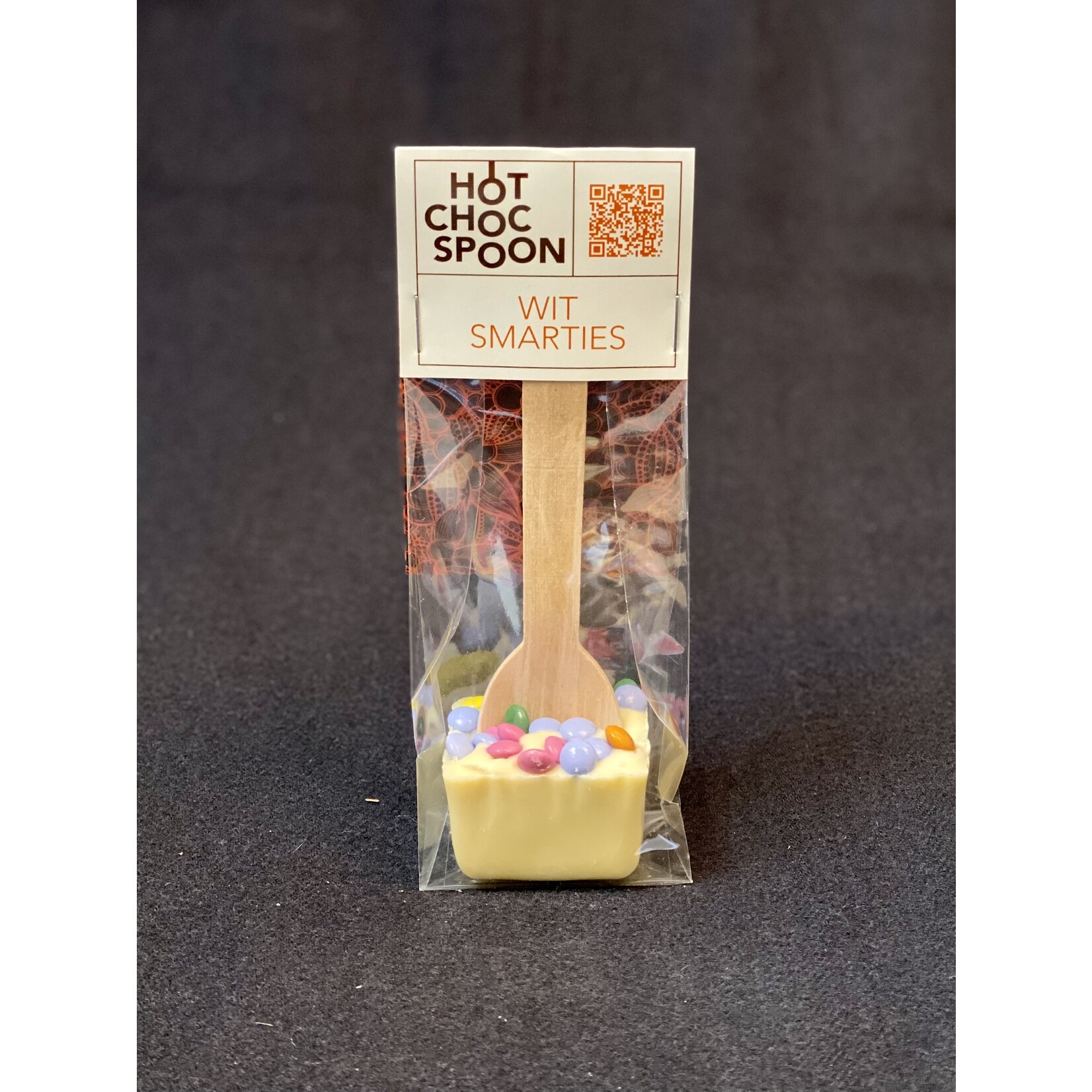 De KoffieMeulen Chocolade spoon wit smarties