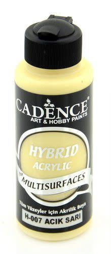 Cadence Cadence Hybride acrylverf (semi mat) Licht Geel 01 001 0007 0120  120 ml