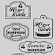 CraftEmotions CraftEmotions Mask stencil Fifties Kitchen labels A5