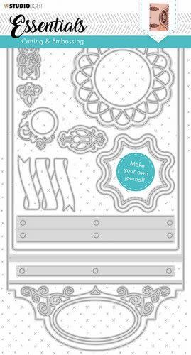 Studio Light Studio Light Embossing Die Cut Stencil Journal Essentials nr.341