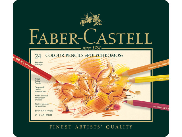 Faber Castell kleurpotlood Polychromos etui à 24 stuks