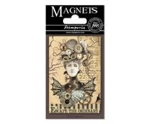 Stamperia Voyages Fantastiques Woman 8x5.5cm Magnet (EMAG004)