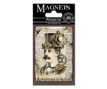Stamperia Voyages Fantastiques Man 8x5.5cm Magnet (EMAG003)