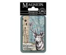Stamperia Deer 8x5.5cm Magnet (EMAG027)
