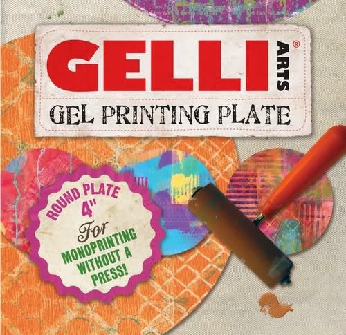 Gelli Gelli Arts - Gel Printing Plate rond 10cm GEL4R